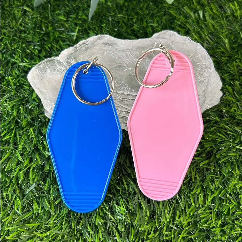 Two Custom Made Key Chain Bag Charms NWOT